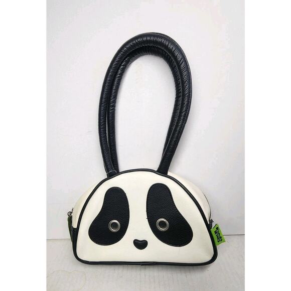 Panda Handbag MORN CREATIONS 6x9 Inch PANDARAMA Black And White Shoulder Bag - Picture 12 of 12